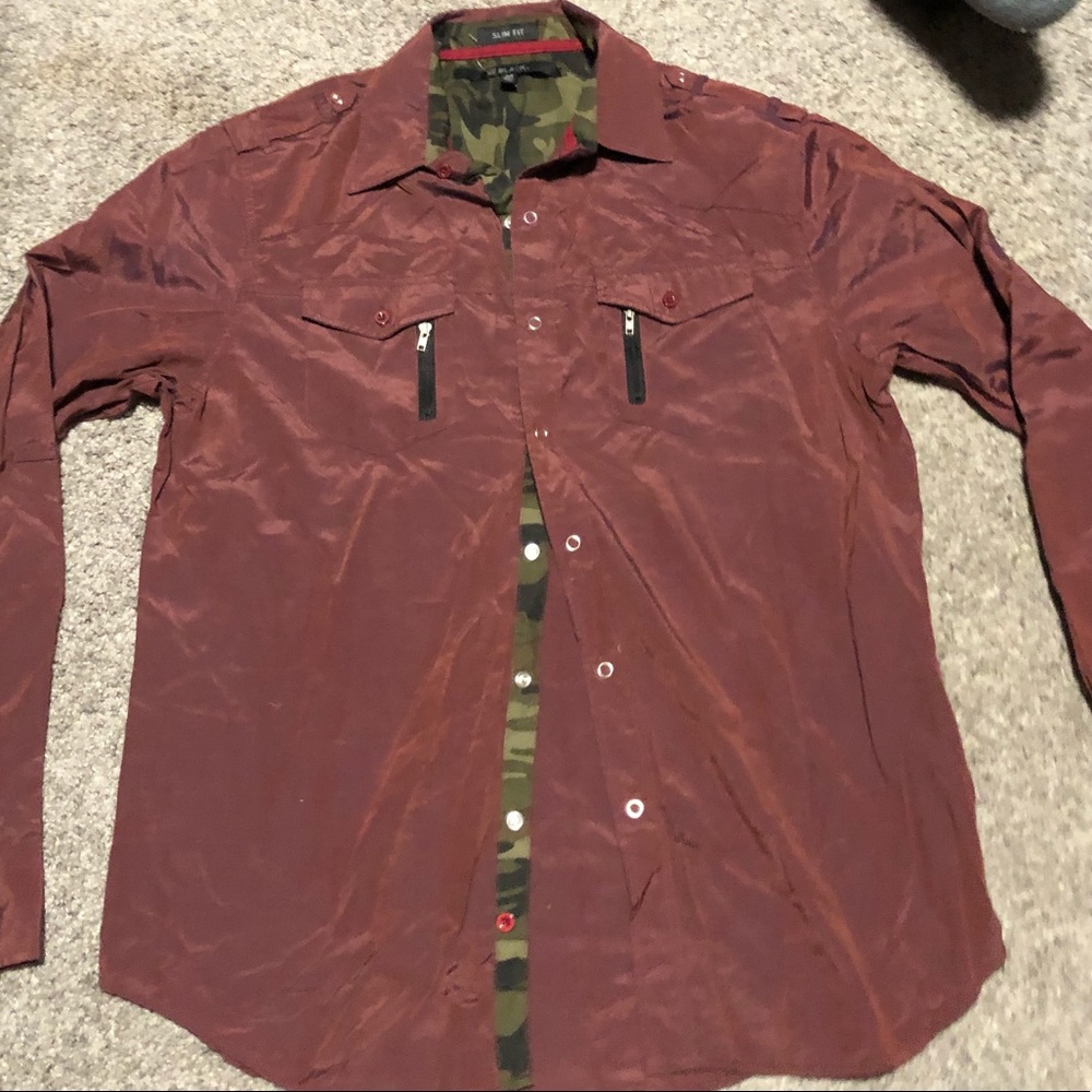 Black, Button-up